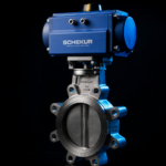butterfly valve closeup studio